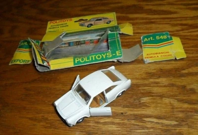 Ghia V 280 Politoys Export No. 550 1/43  CAR NR MINT Diecast Silver Italy & BOX - Image 1 of 4