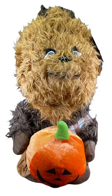 STAR WARS CHEWBACCA SAUDADOR DE HALLOWEEN COM ABÓBORA - 20,5" DE ALTURA - GEMMY! - Imagem 1 de 4