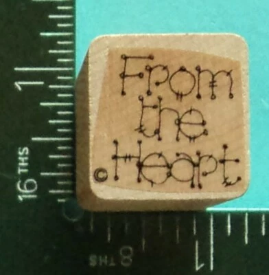 Sello de goma FROM THE HEART Saying de Close To My Heart Foto 1 de 2