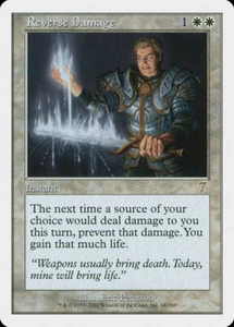 Magic MTG Tradingcard Seventh Edition 2001 Reverse Damage 34/350 - Imagen 1 de 1