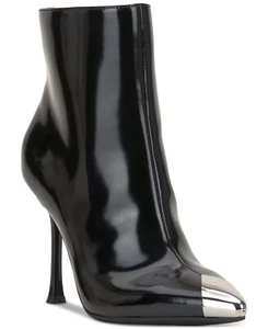 INC Womens Rohese Patent Ankle Boots - Picture 1 of 2