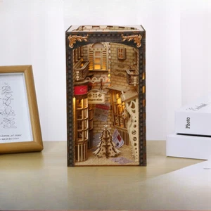 3D puzzle toys wooden diy Diagon Alley Christmas Birthday presents for kids - Picture 1 of 11