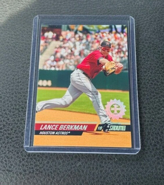 2008 Topps Stadium Club Lance Berkman First Day Issue Parallel #81 - Image 1 of 1