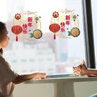 Chinese New Year Window Adhesive Wall Stickers Pvc Blessing Stickers Accessories