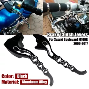 For Suzuki Boulevard M109R Aluminum Drilled Brake Clutch Hand Levers 2006-2017 - Picture 1 of 11