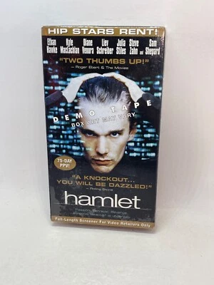 Vintage HAMLET Ethan Hawke Factory Sealed VHS Demo Promo Screener - Image 1 of 4