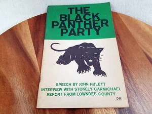ORIGINAL BLACK PANTHER PARTY PAMPHLET SPEECH BY JOHN HULETT 1966 LOWNDES COUNTY - Bild 1 von 7