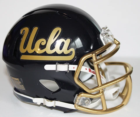 2012 UCLA Bruins LA Nights Custom Riddell Mini Helmet vs Stanford Cover