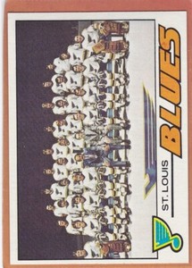 1977-78 TOPPS HOCKEY ST LOUIS BLUES TEAM #85 UNMARKED NMMT *A10750