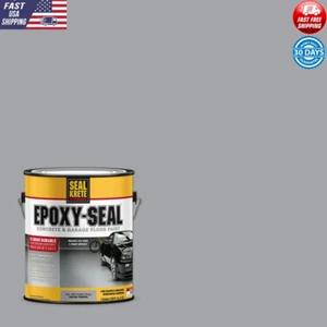 Acrylic Epoxy Concrete Floor Paint UV Resistant Easy Clean Durable Satin Finish - Picture 1 of 8