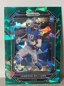 Panini Prizm Jameson Williams 2022 #311 Green Ice Prizm Rookie (RC) Lions SSP - Imagen 1 de 1