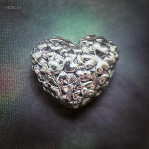 Heart of Shamrocks 925 Sterling Silver Charm for Bracelet Luck of the Irish - Picture 1 of 12