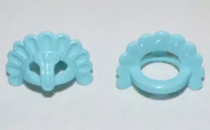 14122 V, 2x corona, diadema, anello testa, pneumatici testa, azzurro - Foto 1 di 1