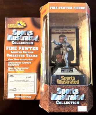 Figura de peltre fino 1997 Sports Illustrated Le Sports Champions Muhammad Ali Foto 1 de 2