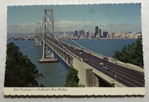 San Francisco-Oakland Bay Bridge Postcard (T1) - Picture 1 of 2