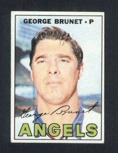 1967 Topps #122 George Brunet EXMT/EXMT+ Angels 112366 