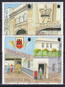 Gibraltar 1990 Yvert 599/02 Europa CEPT arquitectura montada sin montar o nunca montada en muy buen estado - Imagen 1 de 1