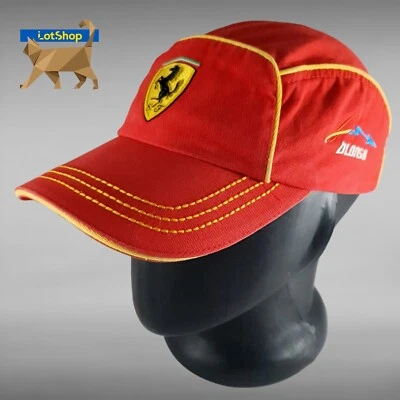 Fernando Alonso Scuderia Ferrari F1 Formula 1 Racing Vintage Red Hat Cap OS - Imagen 1 de 4