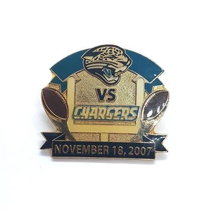 Jacksonville Jaguars vs. San Diego Chargers November 2007 Pin Lapel - Picture 1 of 3
