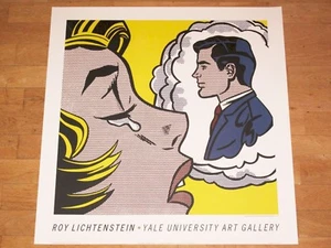 ROY LICHTENSTEIN POSTER " THINKING OF HIM " 1991 YALE UNIVERSITY ART GALLERY - Bild 1 von 5