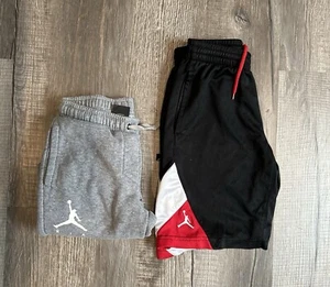 Jordan Shorts and Sweat Pants Lot Boys Size Small - Picture 1 of 7