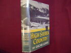 Lewis, Oscar. High Sierra Country.  1955. Map End Papers.  Important Reference W