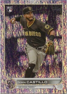 2022 Topps Factory Set IVAN CASTILLO Sparkle Foil Board /390 Padres RC #140 - Picture 1 of 1