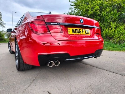 BMW 7 SERIES F01 730D N57 COMPLETE EXHAUST WITH CUSTOM STAINLESS BACK BOX - Image 1 of 4