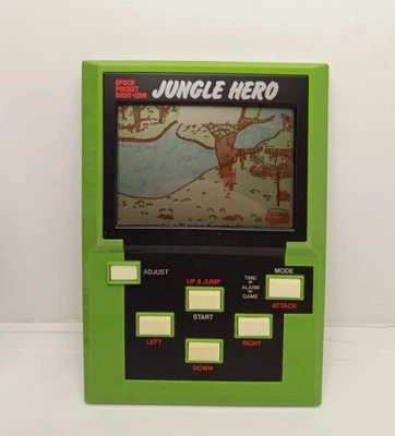 Jungle hero Handheld Epoch RARE 1983 lcd game complete In Box Collectible - Image 1 of 4