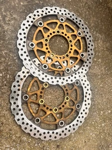 ♻️Kawasaki ER6 ER6F ER 650 ♻️ front brake discs 4.5mm 2007 - Picture 1 of 3