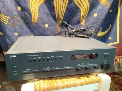 NAD C 740 Stereo Receiver 35W/Ch AM/FM Tuner Hi-Fi Vintage Preamplifier - Tested - Image 1 of 4