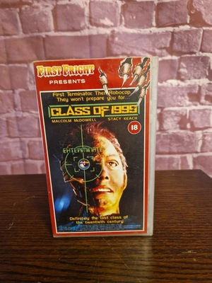 Vintage 1990 Class Of 1999 Sci-fi Horror First Fright Collectible Rare VHS Video - Image 1 of 4