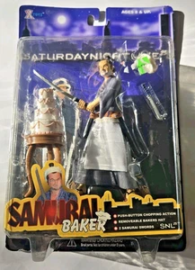 2000 JOHN BELUSHI SAMURAI BAKER SATURDAY NIGHT LIVE ACTION FIGURE COMPLETO NUOVO - Foto 1 di 5