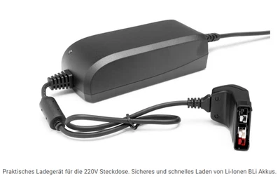 Husqvarna Akku Ladegerät 967964701 für Bli10, Bli20, Bli70, 140 usw.