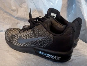 Nike Air Max Sequent 2 'Negro' 852461-001 (Talla 10 UK) - Imagen 1 de 5