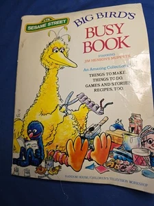 Big Bird's Busy Book by Sesame Street Staff (1975) - Picture 1 of 4
