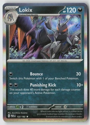 Lokix - 122/182 - SV04: Paradox Rift Holofoil- PTCG - Image 1 of 2