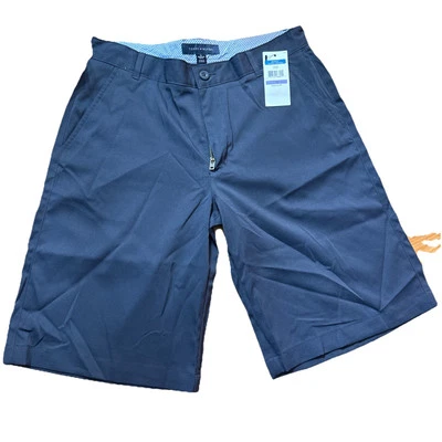 Nuevo con etiquetas Pantalones Cortos Tommy Hilfiger Jóvenes Niños 18 Frente Plano Azul Marino Uniforme Escolar Foto 1 de 4