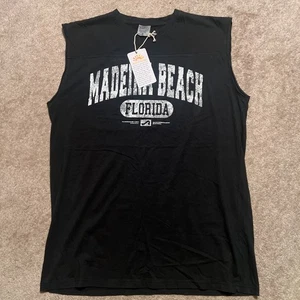 NWT Men’ Madeira Beach Tank Black X-Large  - Picture 1 of 3