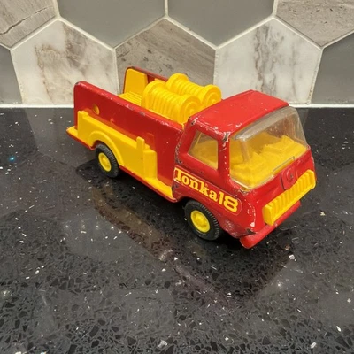 Vintage Tonka Fire Truck Tonka 18 Missing Ladder Incomplete  - Image 1 of 4