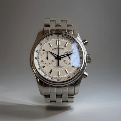 Винтажные автоматические мужские часы с хронографом Armand Nicolet M02 AN9144-2-54236 - Изображение 1 из 4