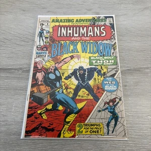 Amazing Adventures #8 Inhumans Black Widow (Marvel Comics September 1971) HBS3 - Bild 1 von 6