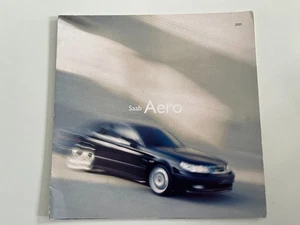 SAAB 93 9-3 95 9-5 Aero Fold-Out Card Brochure 2000 for 2001 Model Year - Picture 1 of 1