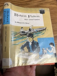 Robert Fulton,: Boy craftsman by Marguerite Henry 1962 Ex Library - Picture 1 of 7