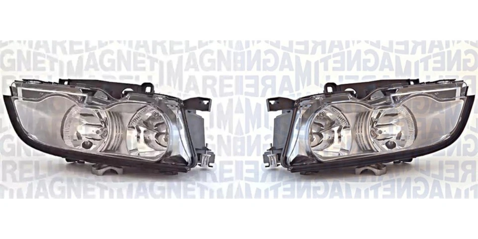 Headlight Pair For BMW E46 63126919628 63126919627 MAGNETI MARELLI - Imagem 1 de 1