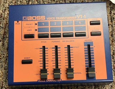 Boss VT-1 Voice Transformer Voice Changer Formant Shifter Vocoder Effect Vocal - Image 1 of 4