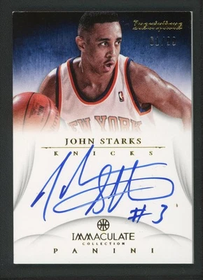 2012-13 ДЖОН СТАРКС 61/99 АВТО PANINI БЕЗУПРЕЧНАЯ КОЛЛЕКЦИЯ НАДПИСИ - Изображение 1 из 2