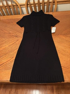 Suéter social de malha SPEECHLESS mangas cinza tamanho S gola alta feito nos EUA - Imagem 1 de 4