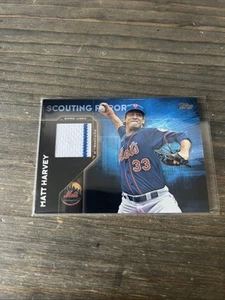 2016 Topps Scouting Report Relics Matt Harvey #SRR-MHA - Bild 1 von 3