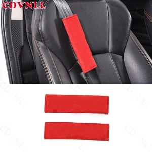 Cinturón de seguridad de gamuza rojo con hebilla de ajuste de marco para Subaru Outback Legacy 2020-2024 - Imagen 1 de 9